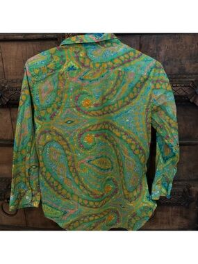 💐RL Paisley Long Sleeve Blouse💖